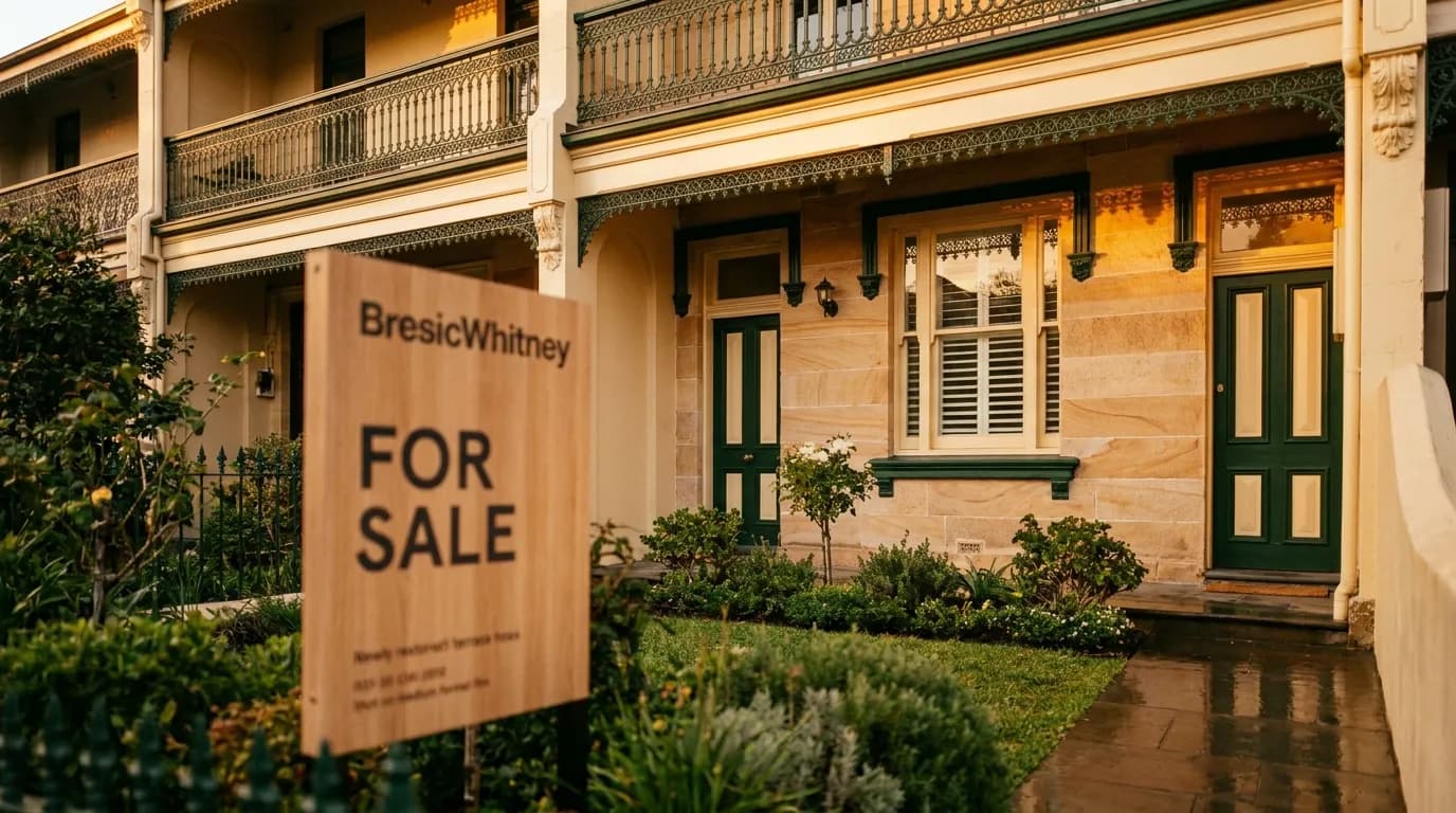 Freshly maintained Sydney property exterior ready for sale with clean pathways and fresh paint