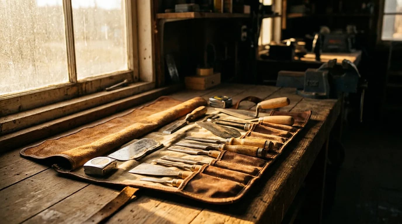 Tradesperson reviewing a detailed scope of works document on a Sydney building site